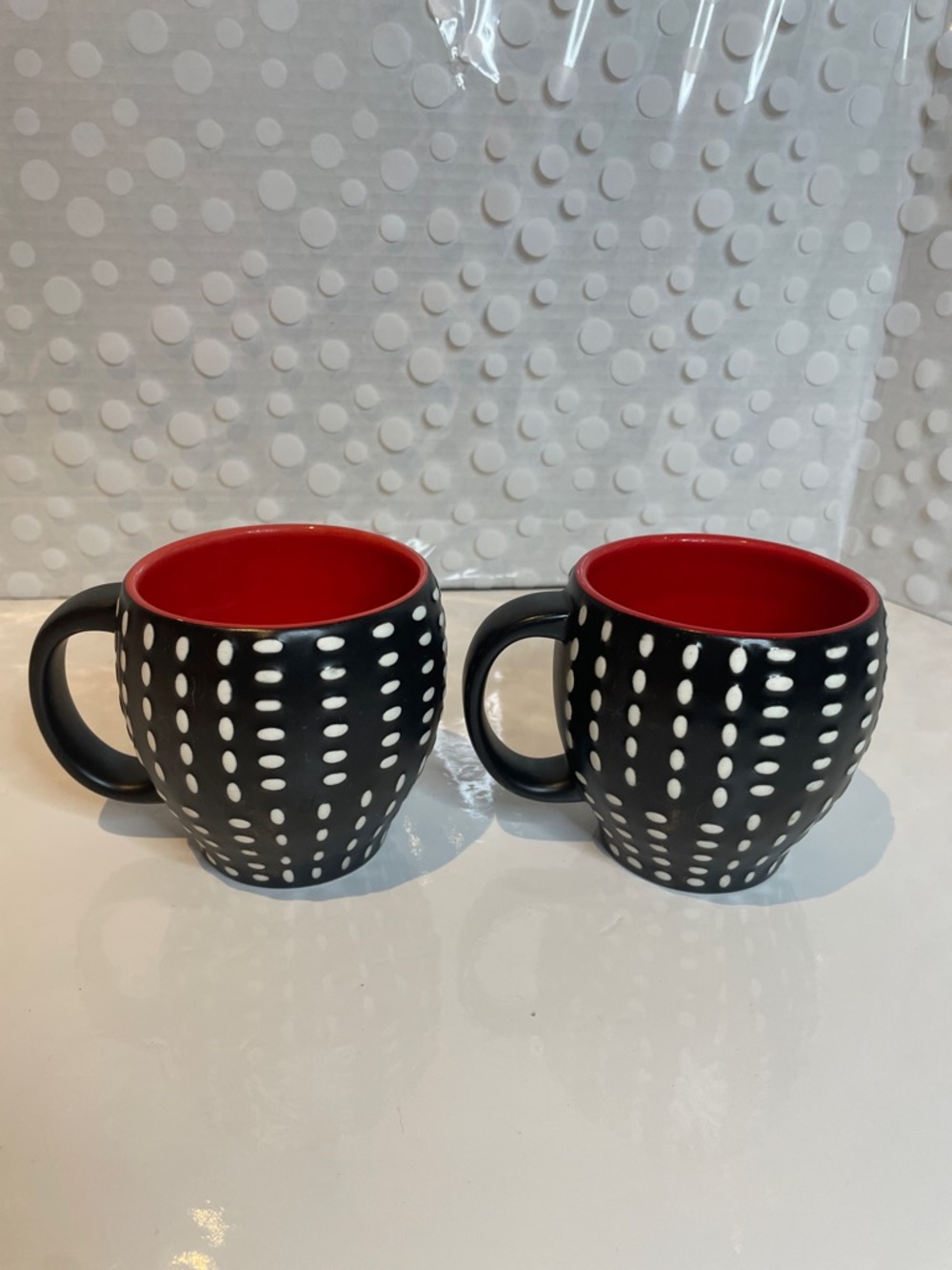 Starbucks ⭐️Polka Dot Bone China Coffee Mug Set (2)
